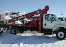 Tehergépkocsira szerelt teleszkópos munkaállványok Elliott Equipment I60F HiReach