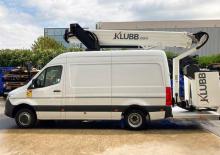 Tehergépkocsira szerelt teleszkópos munkaállványok Klubb KT 18 PCS