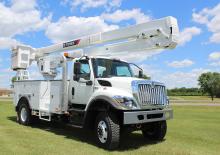 Tehergépkocsira szerelt teleszkópos munkaállványok Terex Optima TCX50