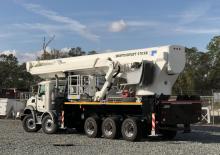 Tehergépkocsira szerelt teleszkópos munkaállványok Bronto Skylift S47XR