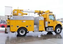 Tehergépkocsira szerelt teleszkópos munkaállványok Terex SC42