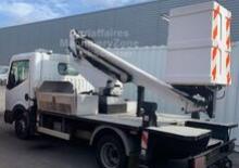 Tehergépkocsira szerelt teleszkópos munkaállványok Oil & Steel Scorpion 1160