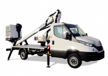 Tehergépkocsira szerelt teleszkópos munkaállványok Oil & Steel Scorpion 1490 