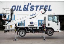 Tehergépkocsira szerelt teleszkópos munkaállványok Oil & Steel Scorpion 16 Basic