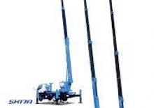 Tehergépkocsira szerelt teleszkópos munkaállványok Aichi SKYMASTER SK17A