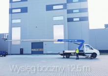 Tehergépkocsira szerelt teleszkópos munkaállványok Esda TL 2200