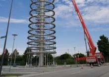 Tehergépkocsira szerelt teleszkópos munkaállványok Wumag-Palfinger WT 700