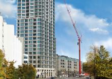 Tehergépkocsira szerelt toronydaruk - merevgém - alulforgó Liebherr MK 140