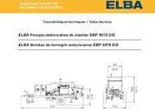 Telepített betonszivattyúk Elba EBP 5018 D