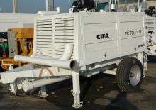 Telepített betonszivattyúk CIFA PC 709 E