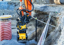 Tömörítők kotrógépekhez engcon PP350