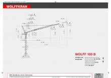 Toronydaruk - billenőgém - felülforgó Wolffkran 100 B