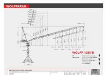 Toronydaruk - billenőgém - felülforgó Wolffkran 1250 B