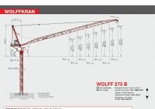 Toronydaruk - billenőgém - felülforgó Wolffkran 275 B