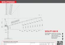 Toronydaruk - billenőgém - felülforgó Wolffkran 630 B