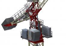 Toronydaruk - billenőgém - felülforgó TEREX CRANES CTLH 192-12