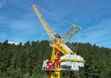 Toronydaruk - billenőgém - felülforgó Jaso J198HPA