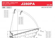 Toronydaruk - billenőgém - felülforgó Jaso J280PA24.2R