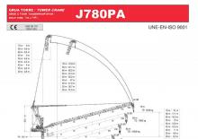 Toronydaruk - billenőgém - felülforgó Jaso J780PA.60