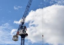 Toronydaruk - billenőgém - felülforgó Jost Cranes JTL 158.6