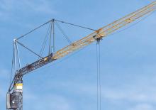 Toronydaruk - merevgém - alulforgó Liebherr 125 K