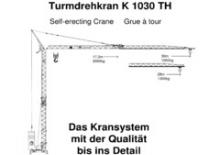 Toronydaruk - merevgém - alulforgó König K 1030 TH