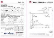 Toronydaruk - merevgém - alulforgó Terex Peiner SMK 204-2,95 m