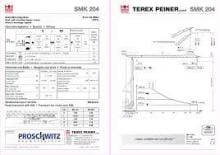 Toronydaruk - merevgém - alulforgó Terex Peiner SMK 204-2,95 m