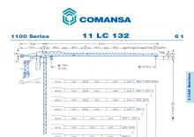 Toronydaruk - merevgém - felülforgó Comansa 11LC132