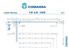Toronydaruk - merevgém - felülforgó Comansa 16LC185