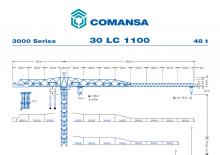 Toronydaruk - merevgém - felülforgó Comansa 30LC1100