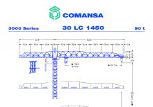 Toronydaruk - merevgém - felülforgó Comansa 30LC1450