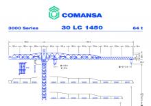 Toronydaruk - merevgém - felülforgó Comansa 30LC1450