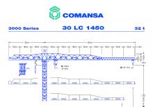 Toronydaruk - merevgém - felülforgó Comansa 30LC1450
