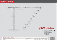 Toronydaruk - merevgém - felülforgó Wolffkran 6015.8 clear