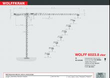 Toronydaruk - merevgém - felülforgó Wolffkran 6023.8 clear