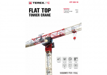 Toronydaruk - merevgém - felülforgó Terex Comedil (Zeppelin) CTT 222-10