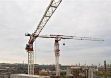 Toronydaruk - merevgém - felülforgó Terex Comedil (Zeppelin) CTT 721B-40