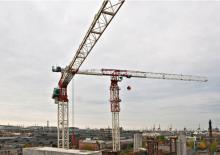 Toronydaruk - merevgém - felülforgó Terex Comedil (Zeppelin) CTT 721B-40