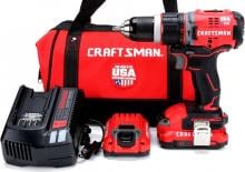 Vezetéknélküli fúrók és csavarbehajtók Craftsman CMCD721D2