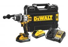 Vezetéknélküli fúrók és csavarbehajtók DEWALT DCD1007H2T-QW