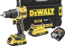 Vezetéknélküli fúrók és csavarbehajtók DEWALT DCD100YD2T-QW