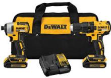 Vezetéknélküli fúrók és csavarbehajtók DEWALT DCK277D2