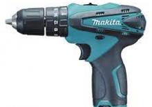 Vezetéknélküli fúrók és csavarbehajtók Makita HP330D