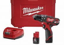 Vezetéknélküli fúrók és csavarbehajtók Milwaukee 2408-22