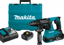 Vezetéknélküli fúrókalapácsok Makita XRH01T
