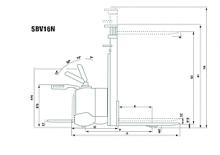 Vezetőállásos raklapemelők Mitsubishi SBV 12 NI