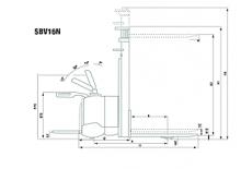 Vezetőállásos raklapemelők Mitsubishi SBV 12 NI