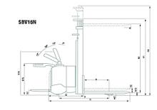 Vezetőállásos raklapemelők Mitsubishi SBV 12 NS