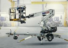 Vontatható csuklógémes munkaállványok Dino Lift Dino 160XTB II